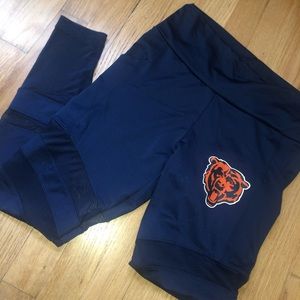 Navy blue size medium Chicago bears crop leggings